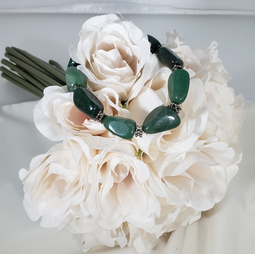 Handmade Aventurine Prosperity & Healing Stretch Bracelet